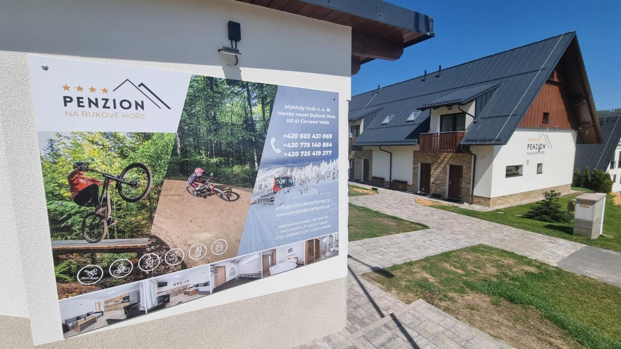 Apartamento PENZION NA BUKOVÉ HOŘE - apartmánový dům Červená Voda Exterior foto